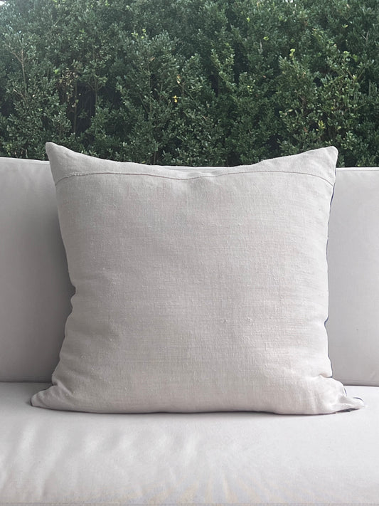 Vintage French Soft Woven Stripe Pillow