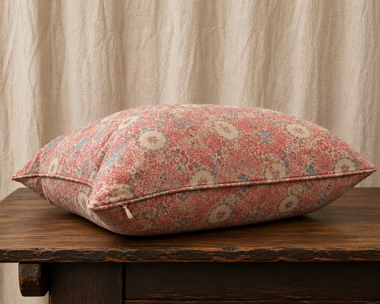 Vintage French Floral Medallion Pillow