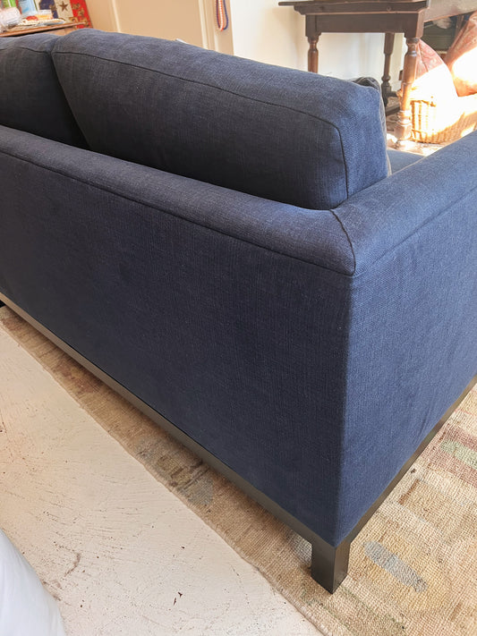 Bespoke Belgian Linen Loveseat