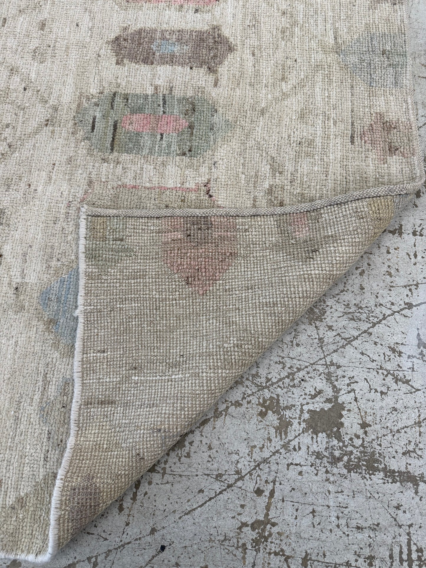 Vintage Medium Rug in Soft Neutrals & Pastels