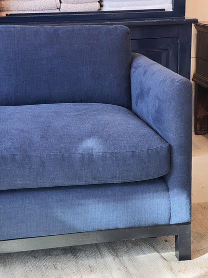 Bespoke Belgian Linen Loveseat