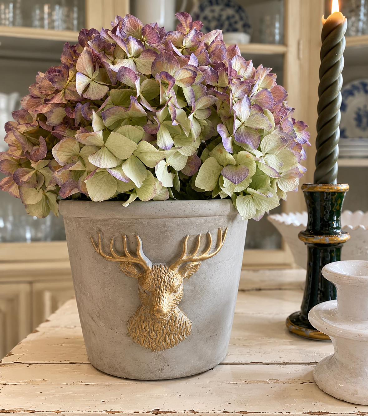 Stag Cement Cachepot