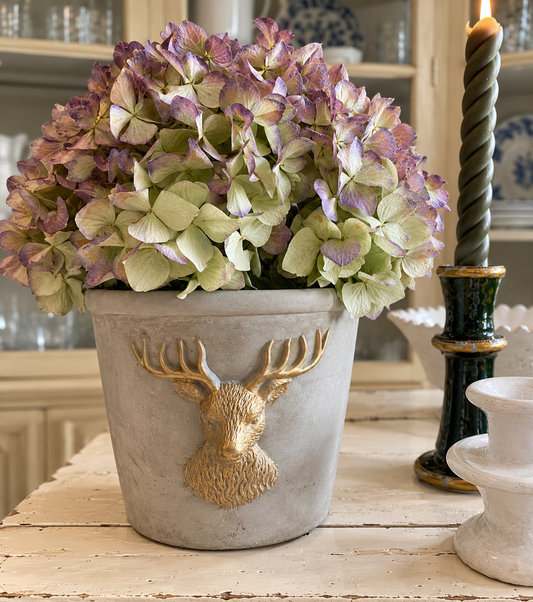 Stag Cement Cachepot