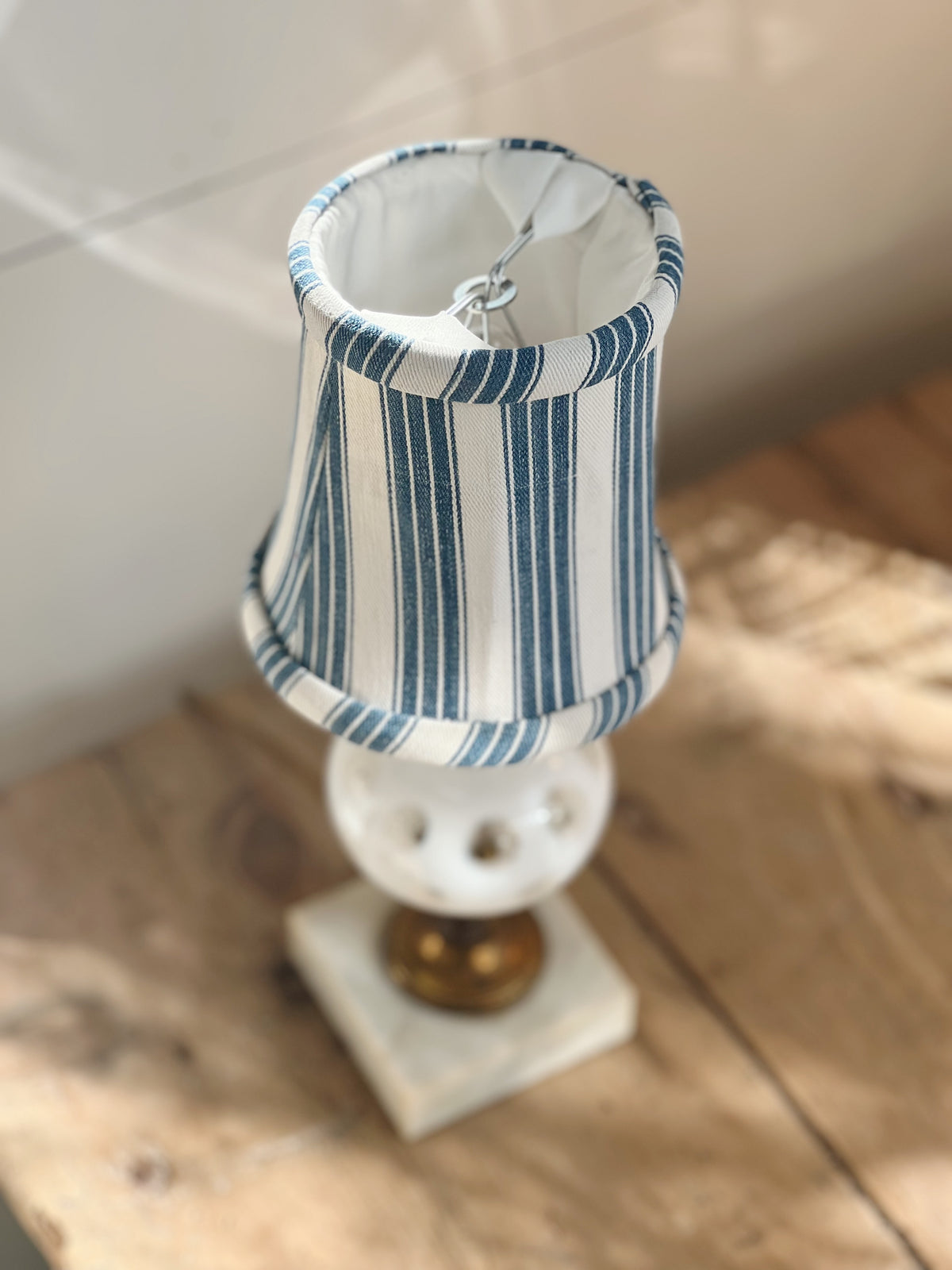 Vintage Petite Lamp with Glass Base