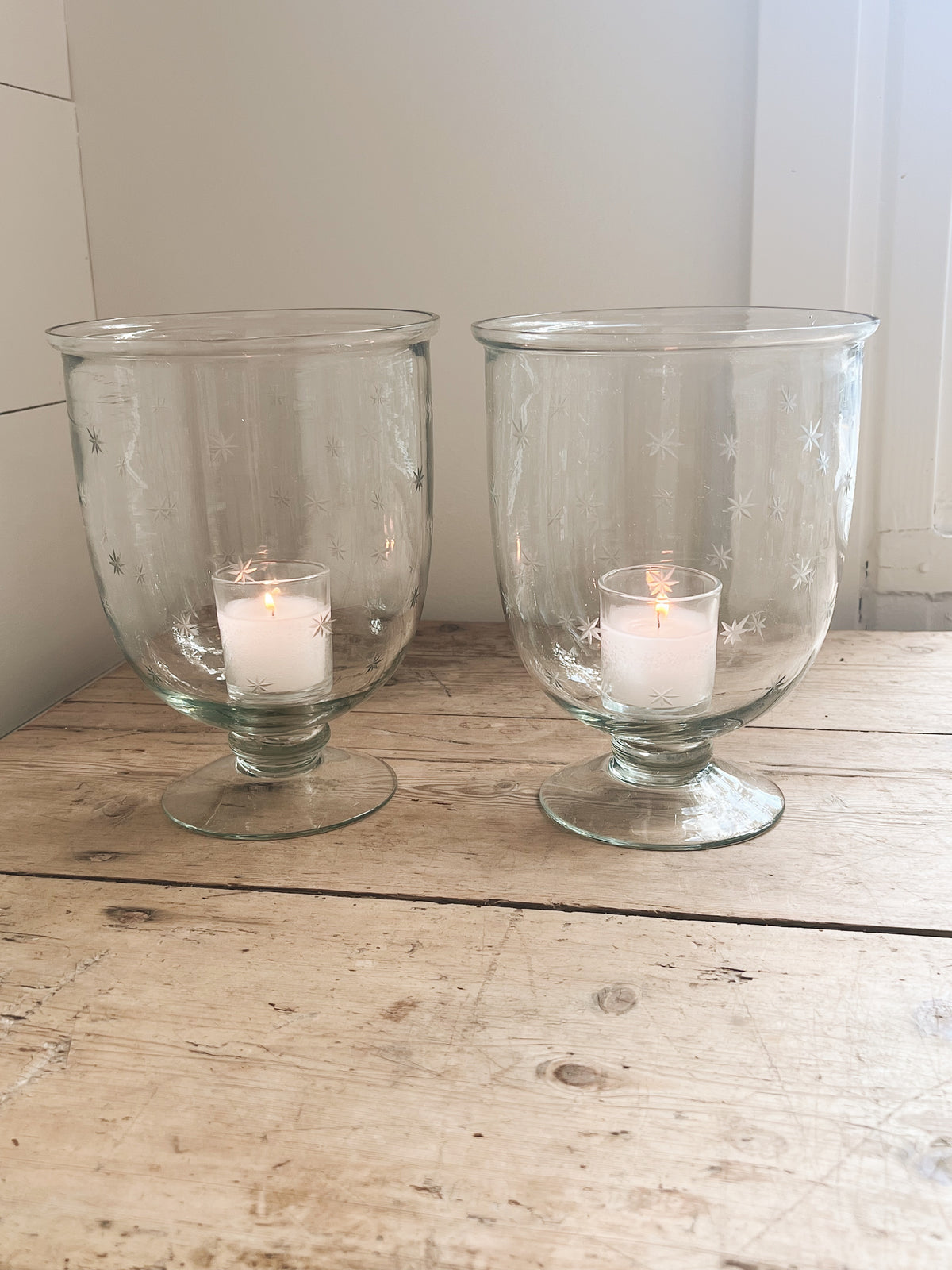 Hand-Blown Star Hurricane