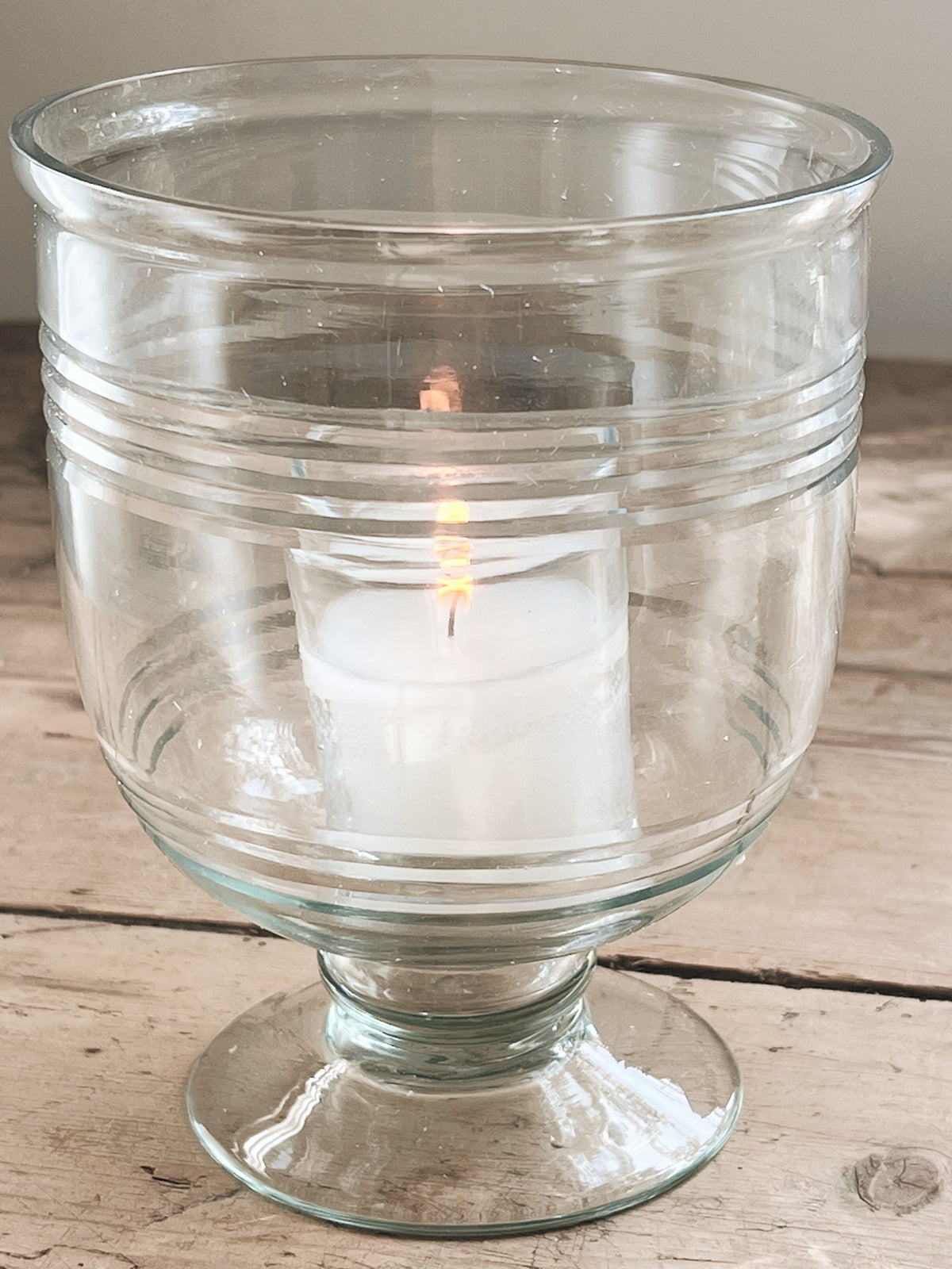 Hand-Blown Stripe Hurricane