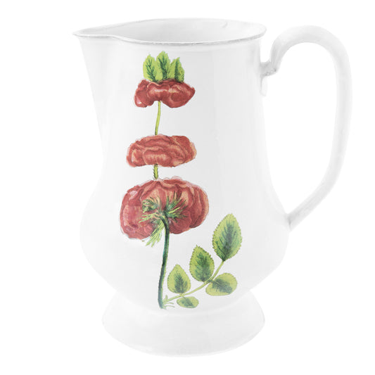 John Derian Triple Rose Pitcher