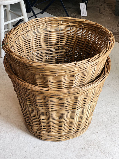 Vintage French Woven Basket