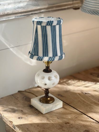 Vintage Petite Lamp with Glass Base