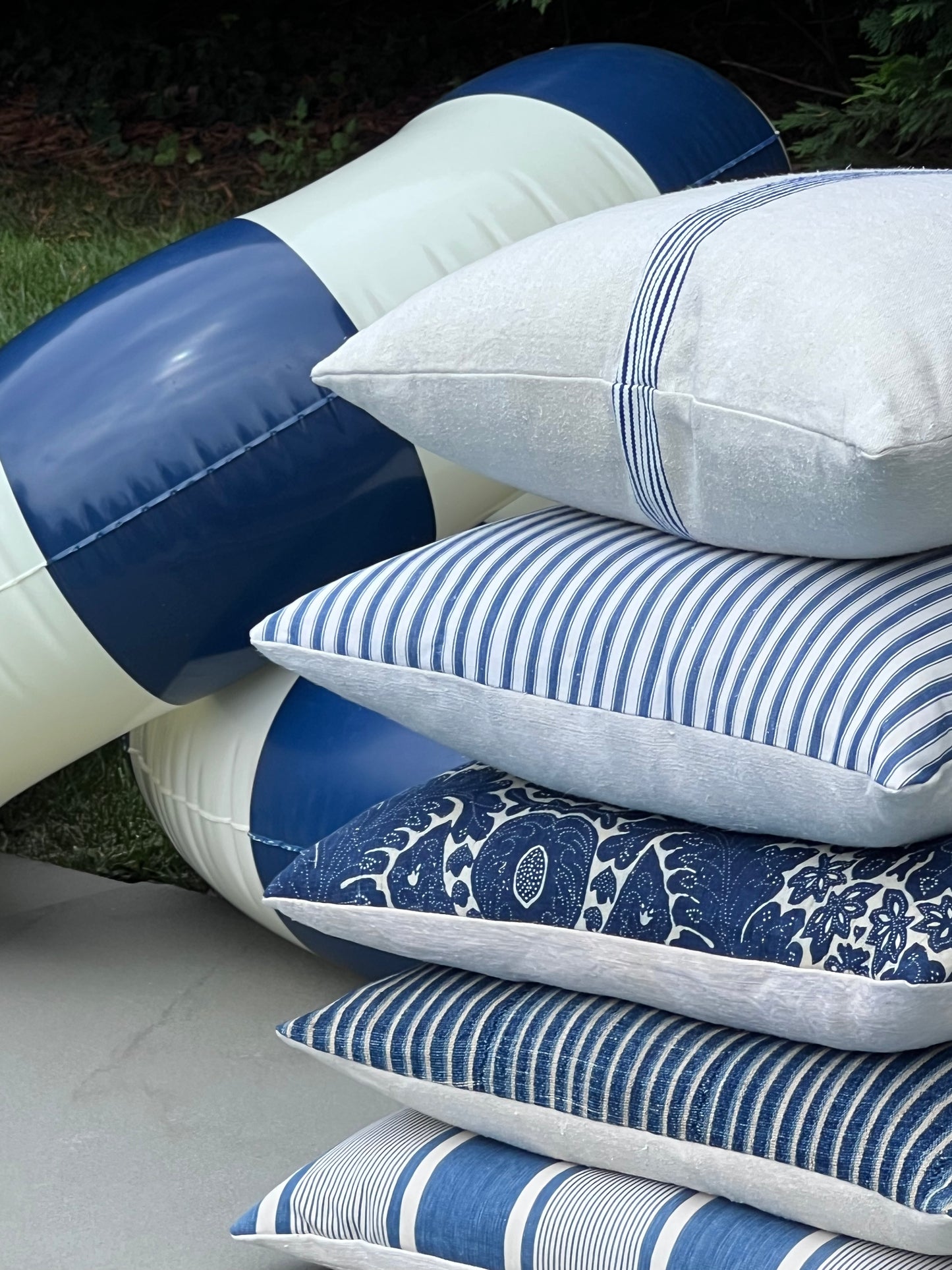 Vintage Blue Stripe