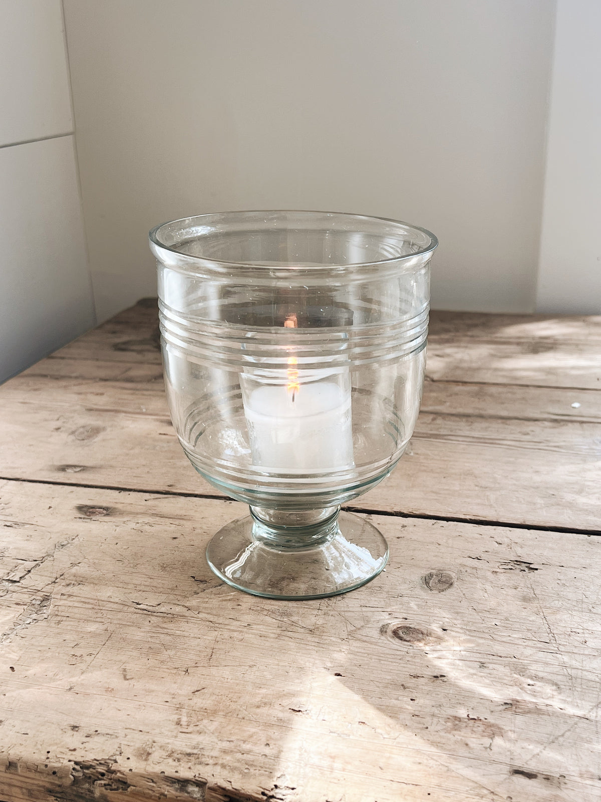 Hand-Blown Stripe Hurricane