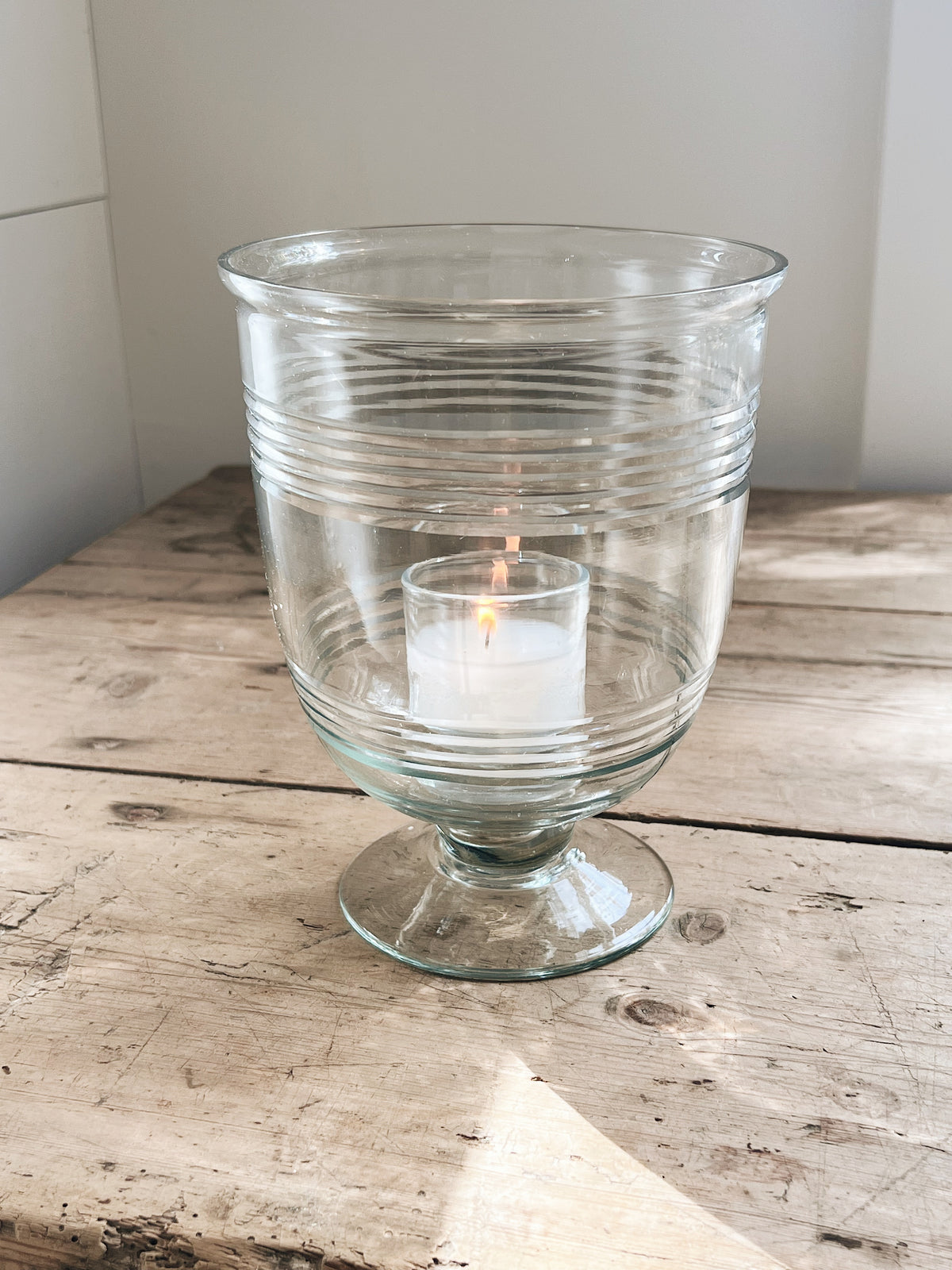 Hand-Blown Stripe Hurricane