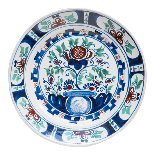 John Derian Dutch Urn Dinner Plate
