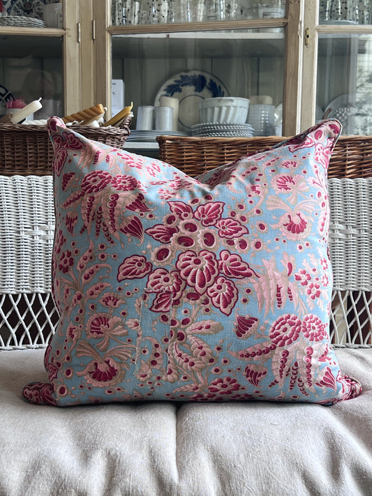 Vintage French Ornate Floral Pillow