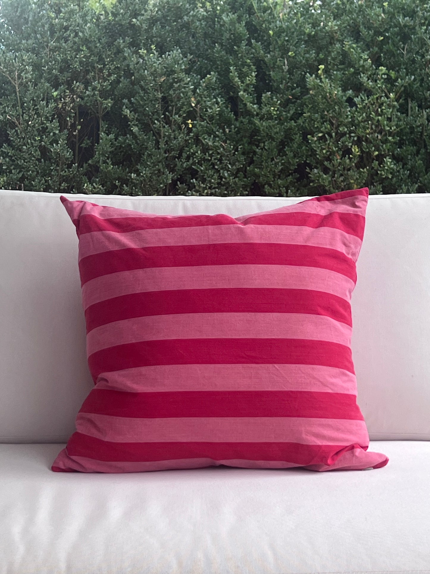 Vintage Signature Ticking Stripe Pillow