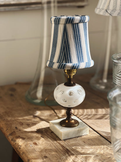 Vintage Petite Lamp with Glass Base