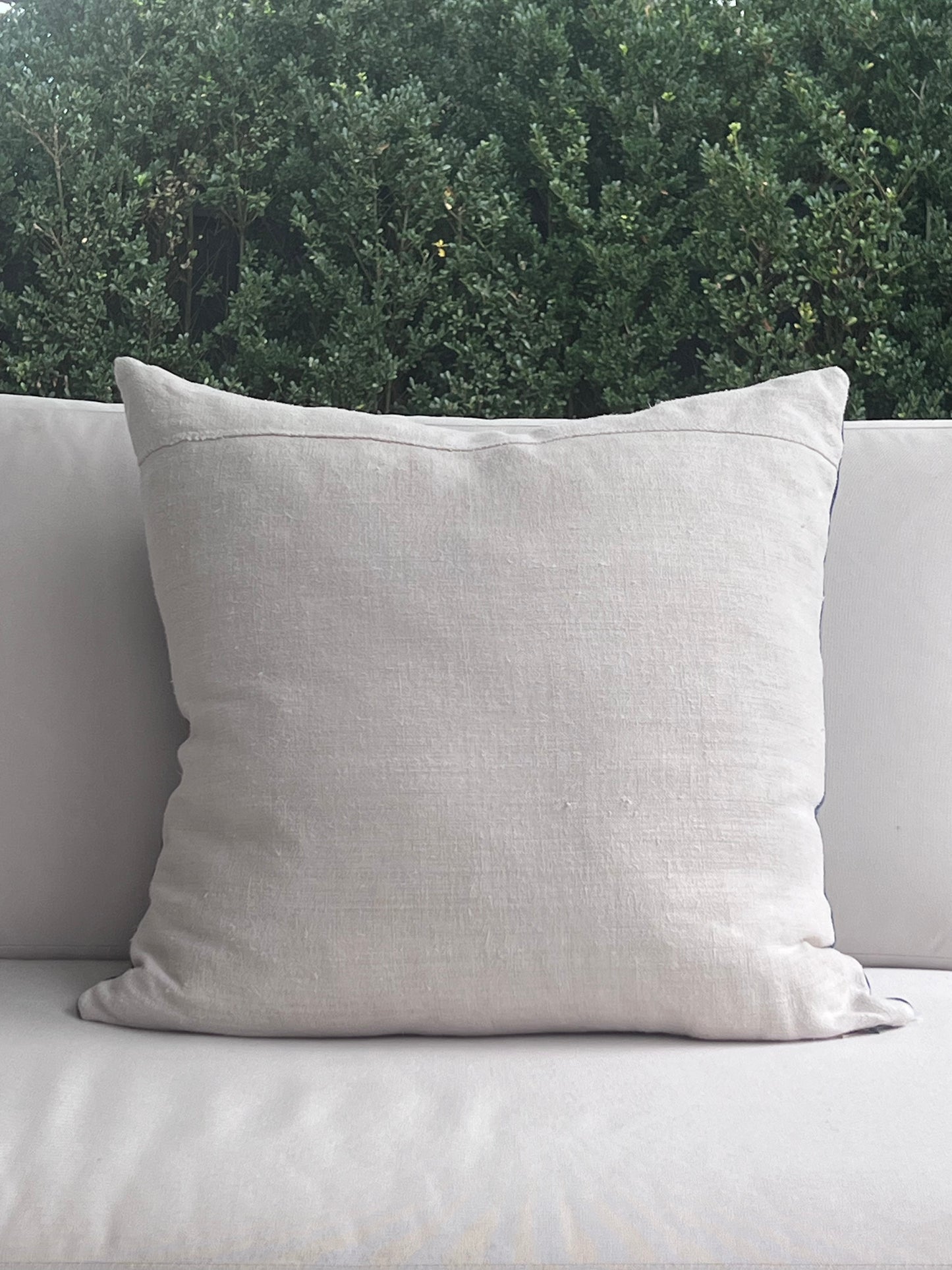 Vintage French Soft Woven Stripe Pillow