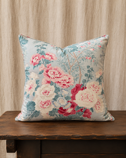 Vintage French Floral Pillow