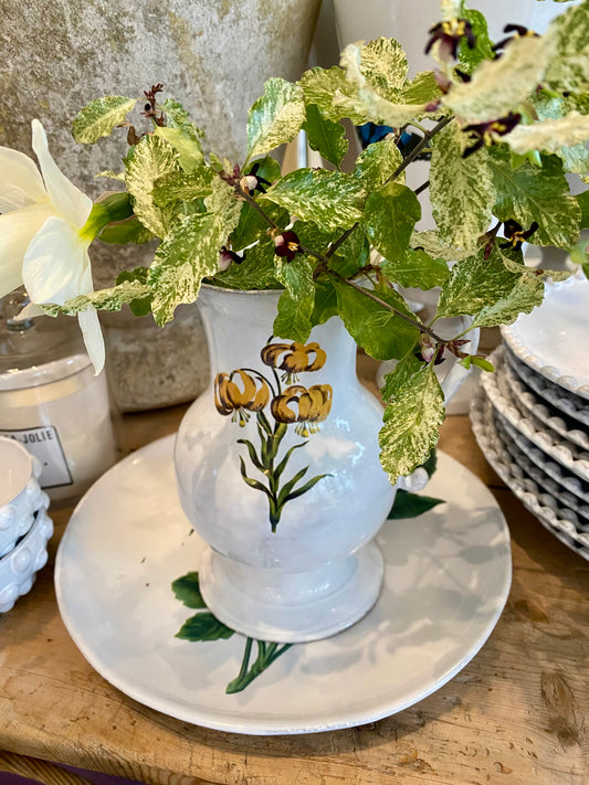 John Derian Mountain Lily Pitcher