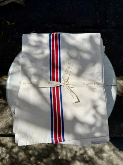 Charvet Editions Neutral Piano Tea Towel