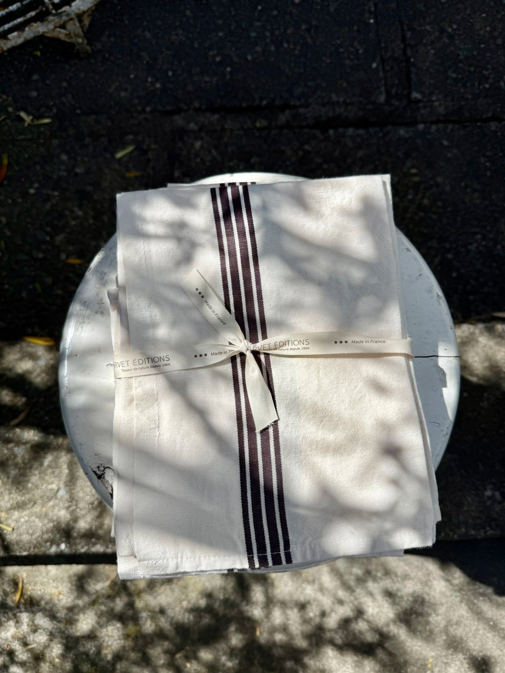 Charvet Editions Neutral Piano Tea Towel