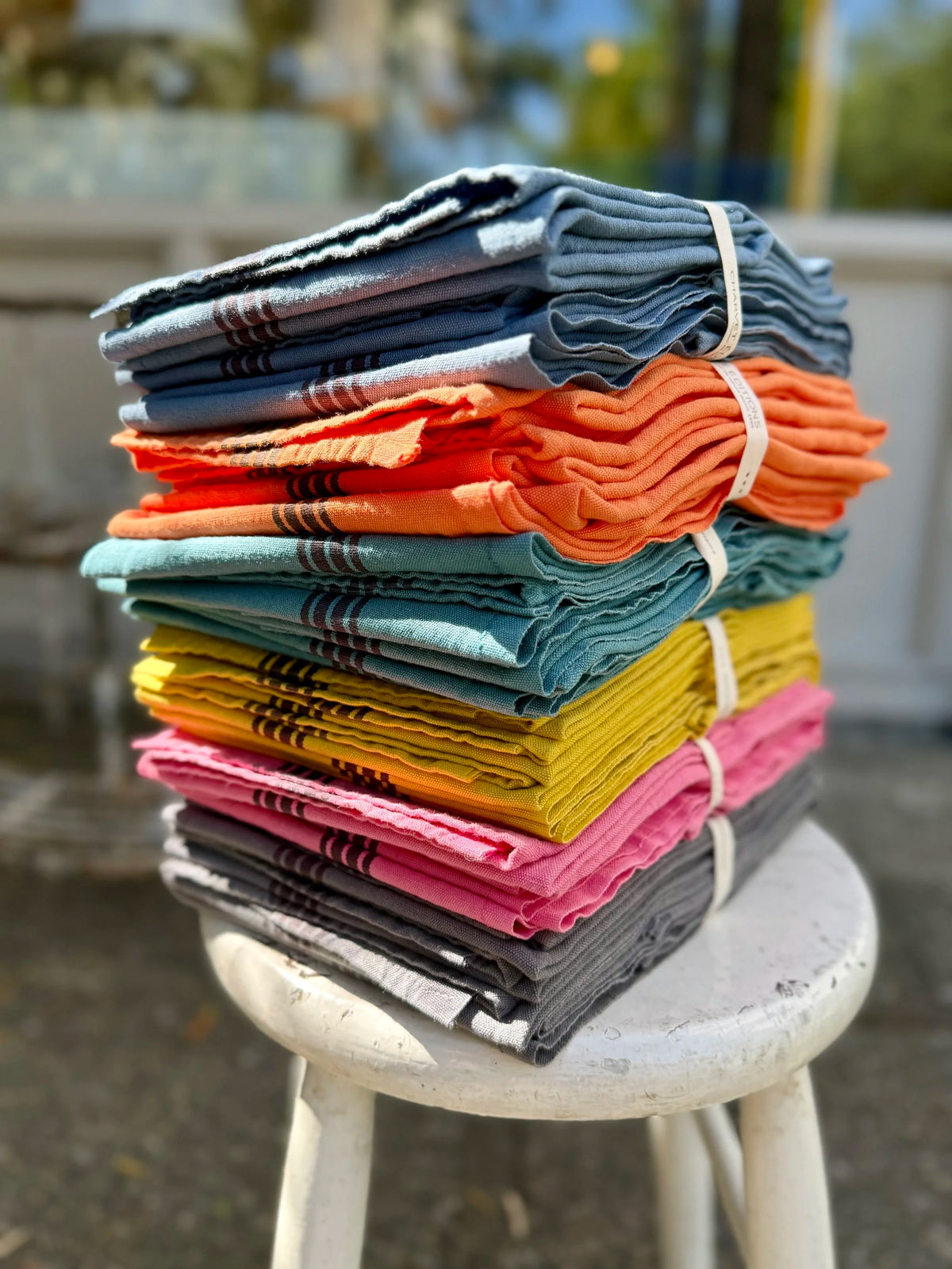 Charvet Editions Colored Piano Tea Towel