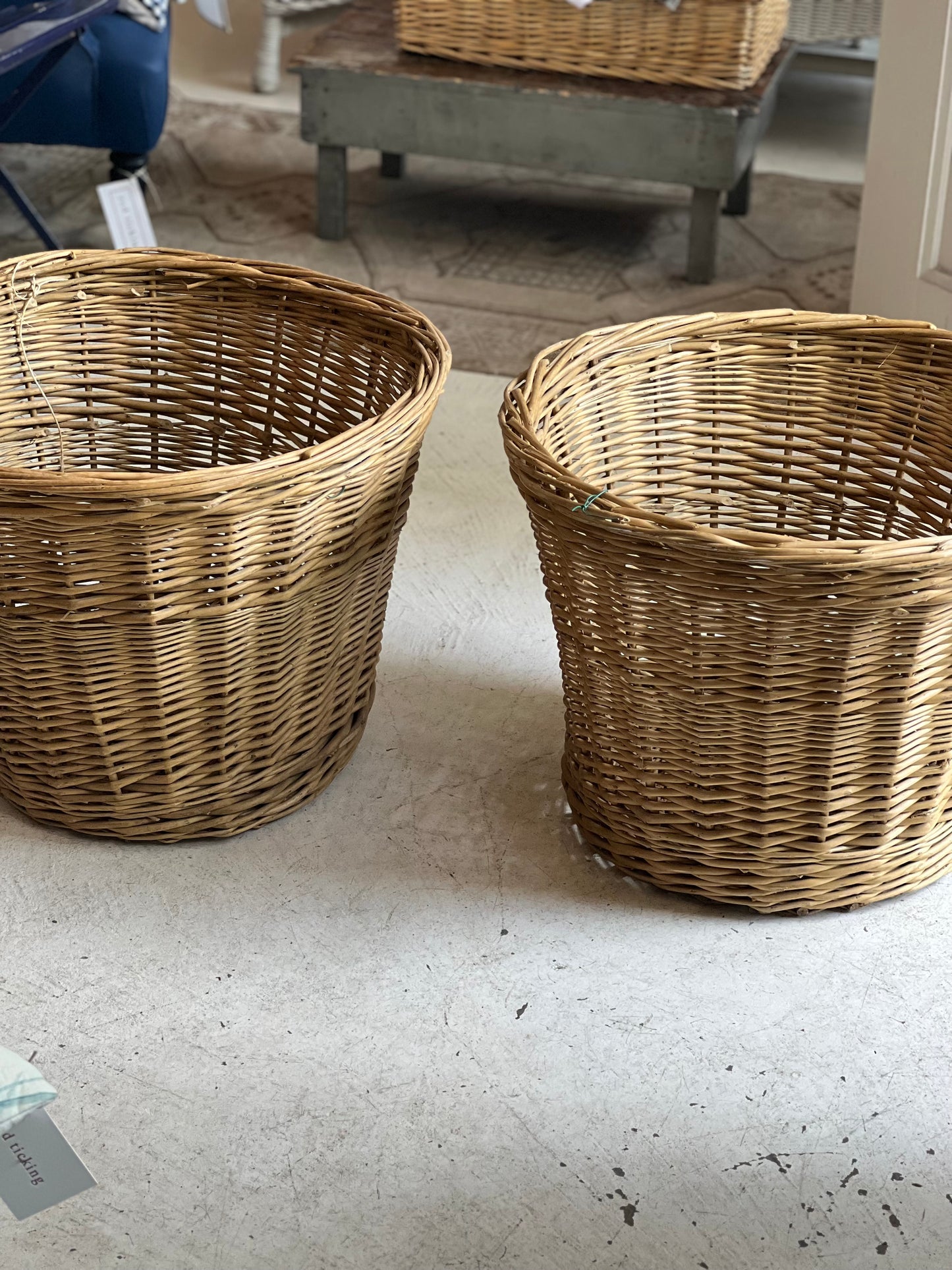 Vintage French Woven Basket