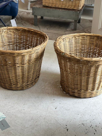 Vintage French Woven Basket