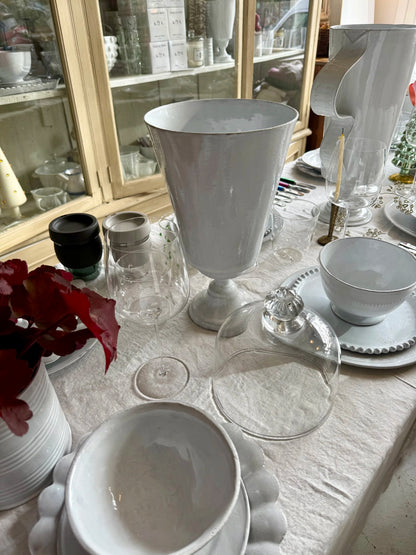 Astier de Villatte Tall Wide-Mouth Vase