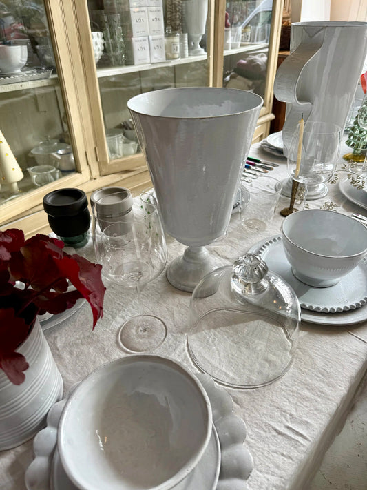 Astier de Villatte Tall Wide-Mouth Vase
