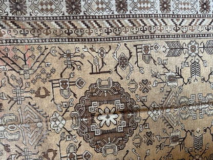 Vintage Large Khotan Rug in Golden Camel