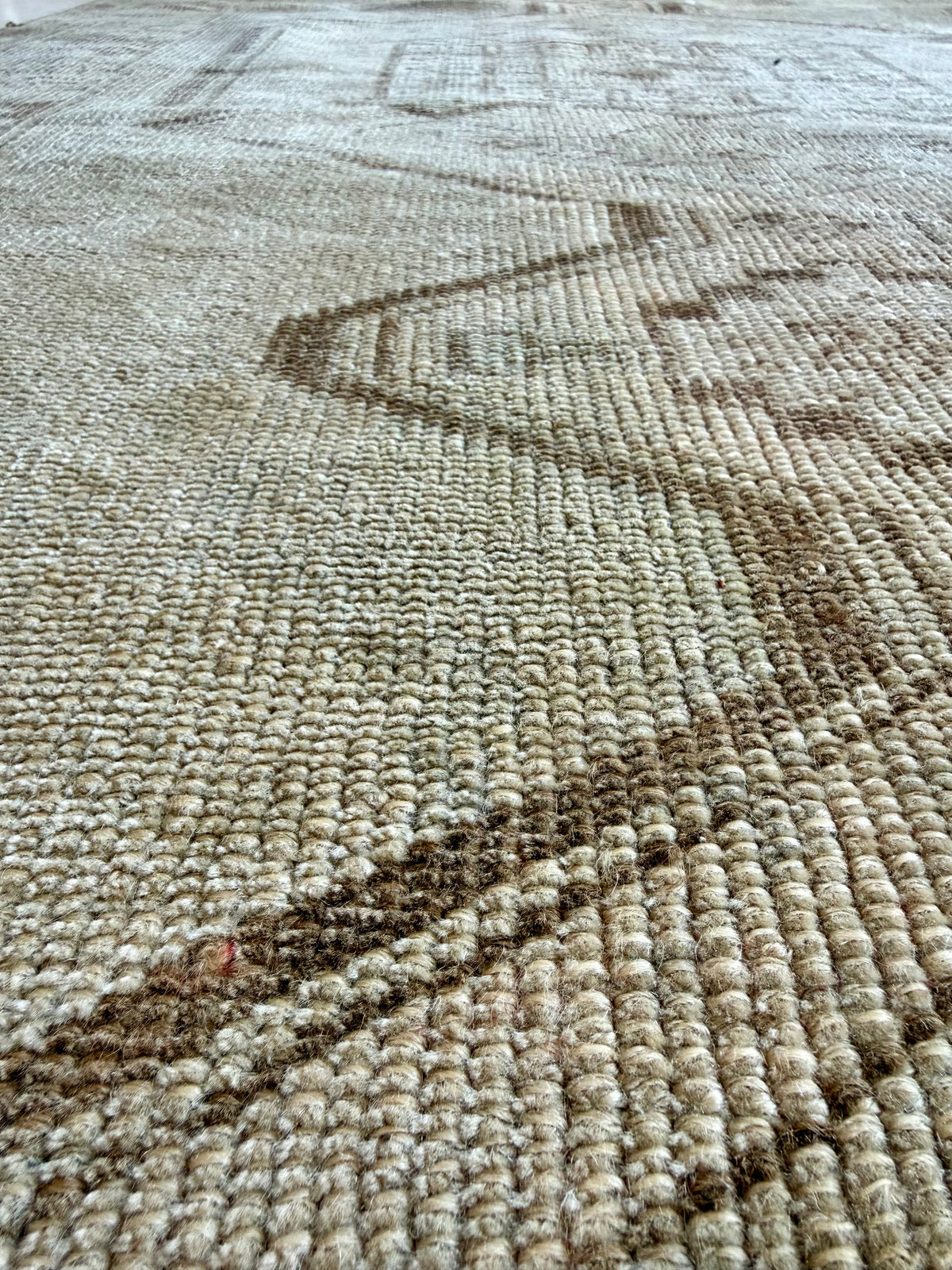 Vintage Turkish Wool Runner in Browns