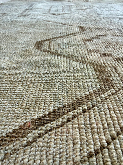 Vintage Turkish Wool Runner in Browns