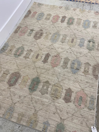 Vintage Medium Rug in Soft Neutrals & Pastels