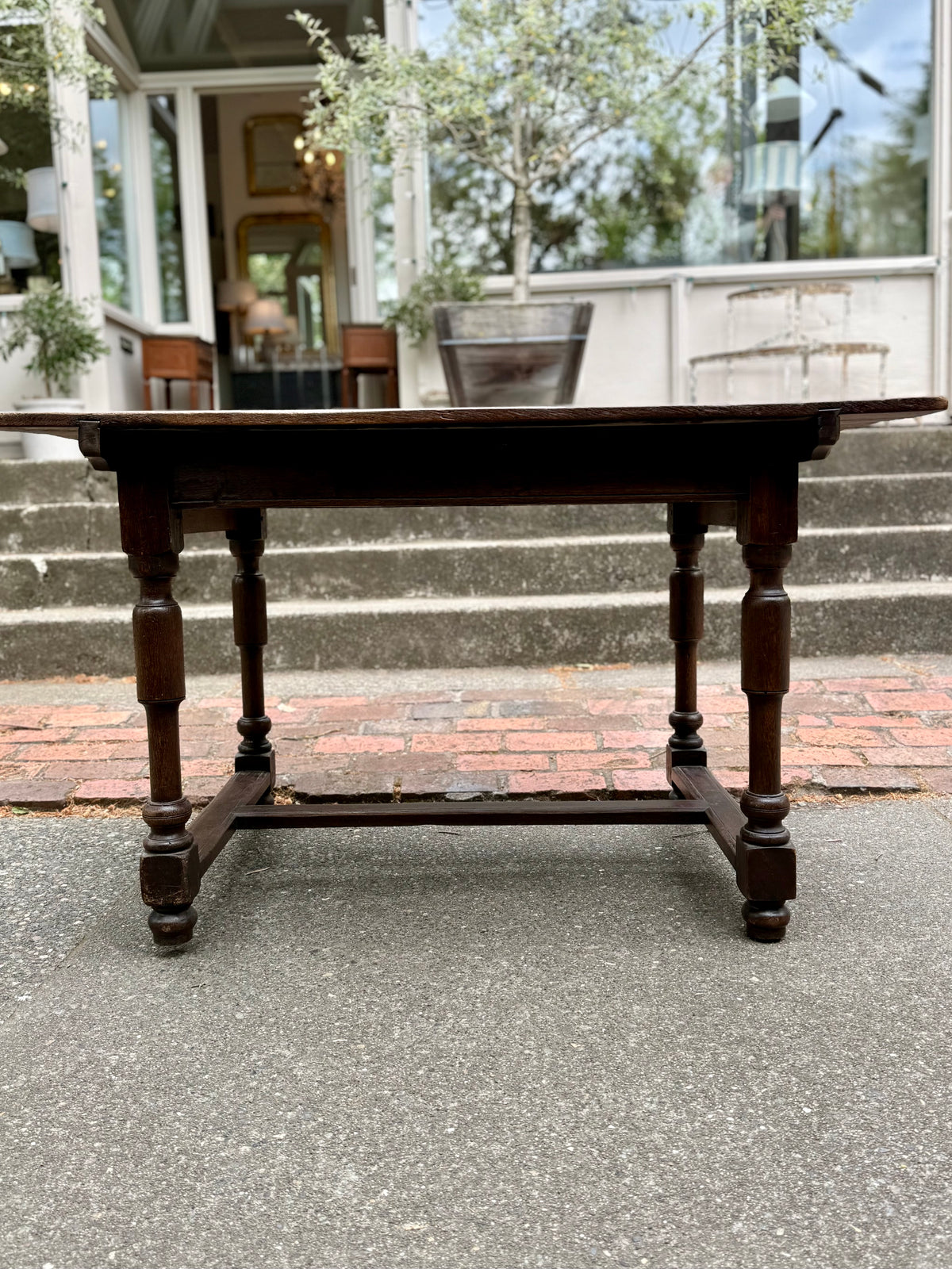 17th Century English Oak Farm Table