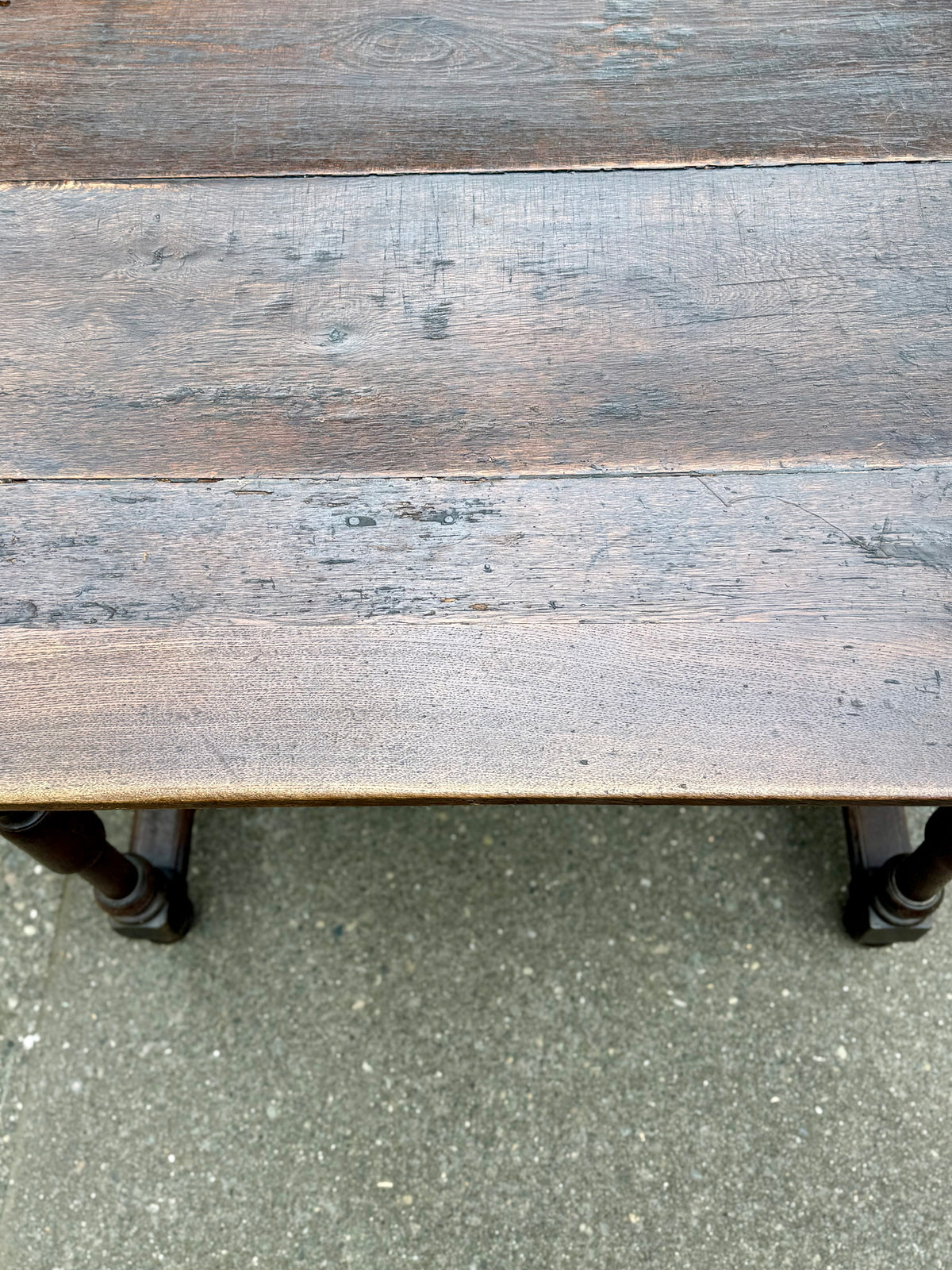 17th Century English Oak Farm Table