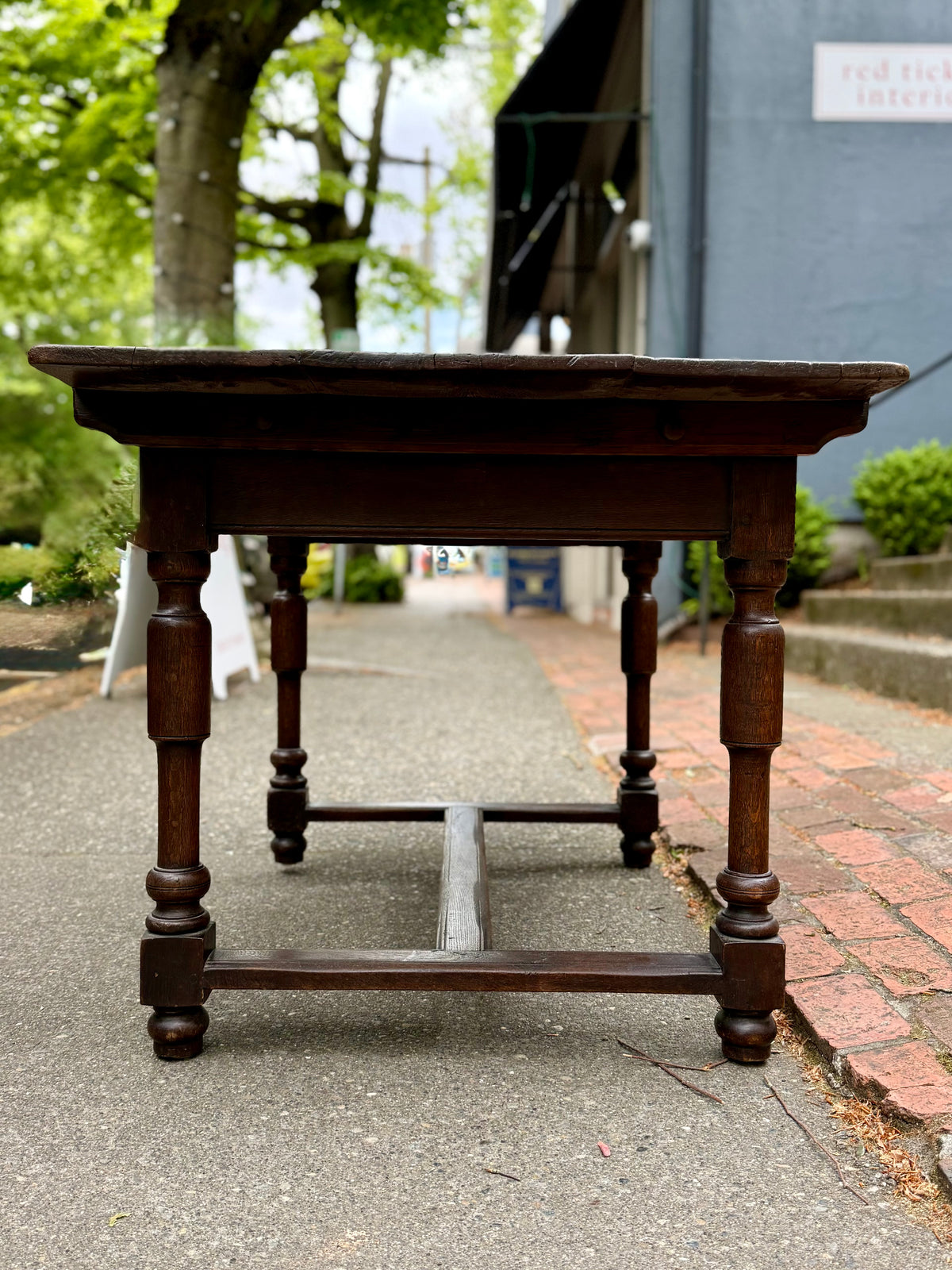 17th Century English Oak Farm Table