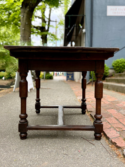 17th Century English Oak Farm Table