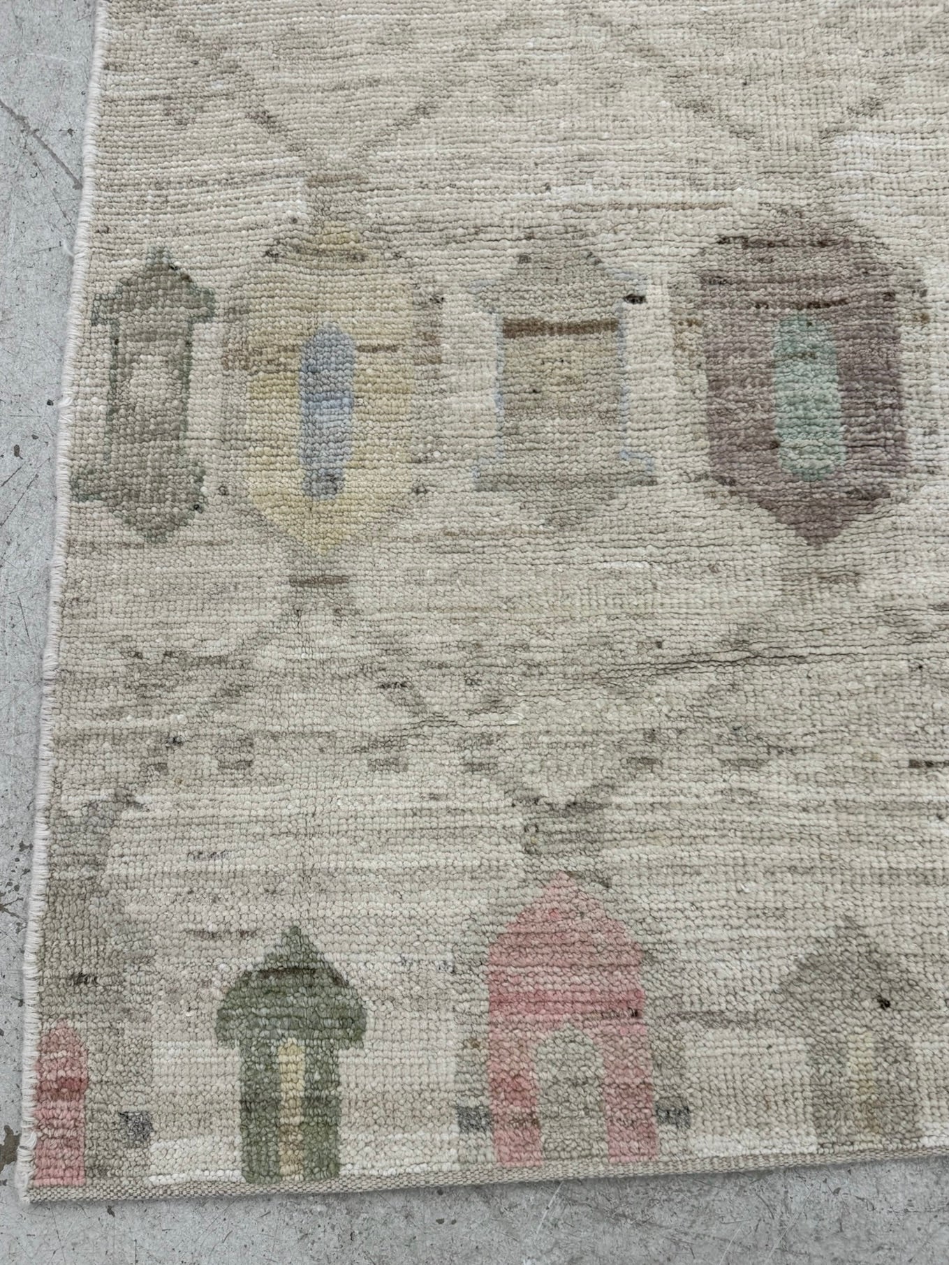 Vintage Medium Rug in Soft Neutrals & Pastels
