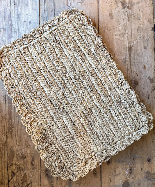 Rectangle Scalloped Placemat
